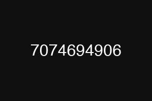 7074694906