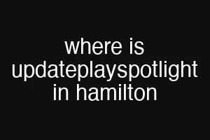 where is updateplayspotlight in hamilton